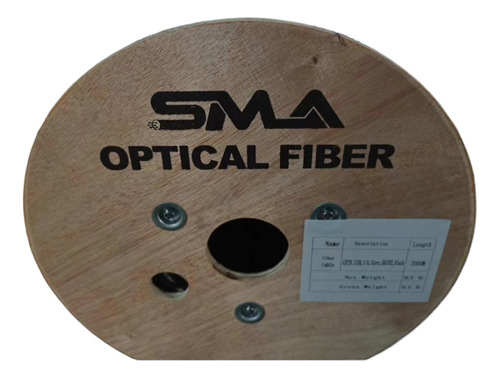 Carrete De 2km De Fibra Óptica Drop G657-b3 Monomodo