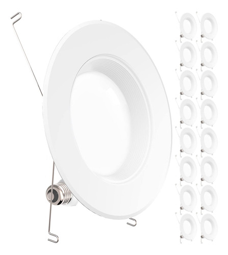 Sunco Lighting Paquete De 16 Luces Led Para Latas De 5/6 Pul