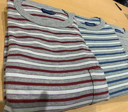 Imagen 3 de 10 de Pijama Hombre Invierno Interlock Puro Algodon Excelente