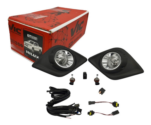 Kit De Faros Auxiliares Toyota Hilux 2016-2017-2018 