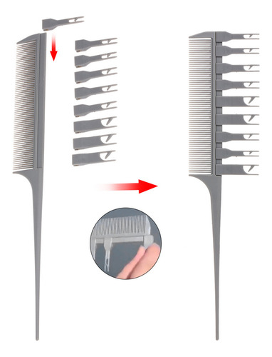 Peine Ajustable Para Teñir El Cabello Para Un Estilo De Saló