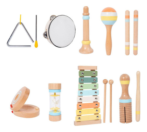 Instrumentos Musicales Para Niños,juguete Musical 9 Piezas