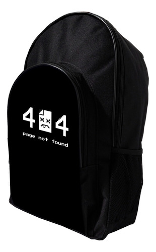 Mochila Escolar Error 404 Geek  #472