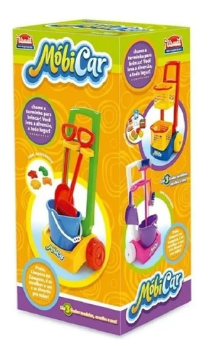 Imagem 2 de 3 de Carrinho Feira Compras No Mercado Com Vários Itens Ref 338
