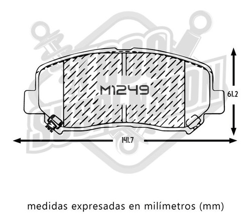 Pastilla De Frenos Delantera Dodge Dart 2.0 2012-2016