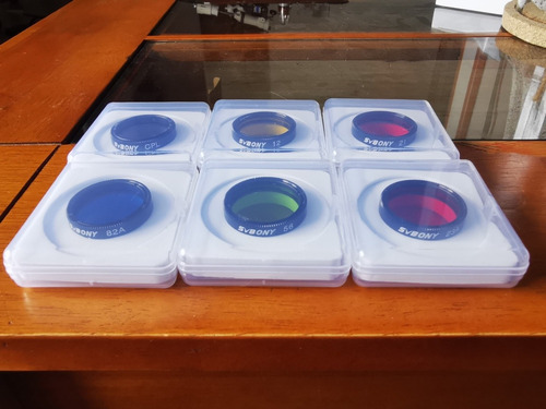 Set: X6 Filtros De Color 1.25 Telescopio Astronomía