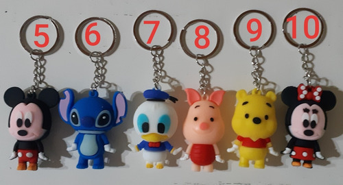 Llavero Avengers Spiderman Batman Mickey Pooh Stitch X12