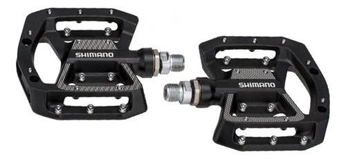 Pedal Shimano Pd-gr500 Plataforma Dh Enduro Preto Alumínio 