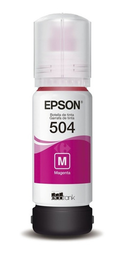 Tinta Epson T504 Magenta Ecotank Tinta Continua L4150, L6171