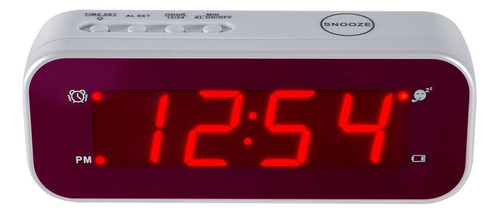 Timegyro - Reloj Despertador Con Led, Facil De Configurar Y