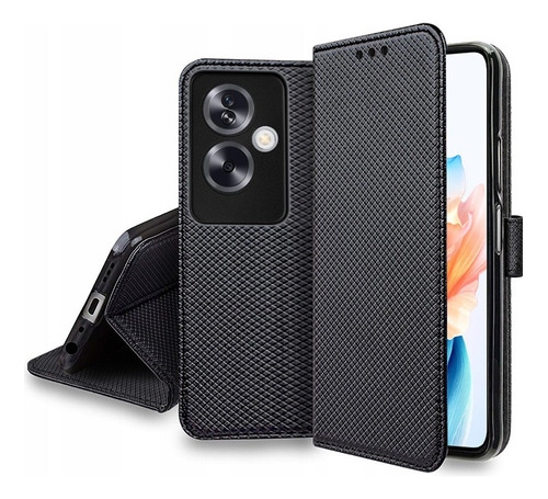 For Oppo A79 5g Pu Wallet Flip Stand Card Slot Case+lanyard