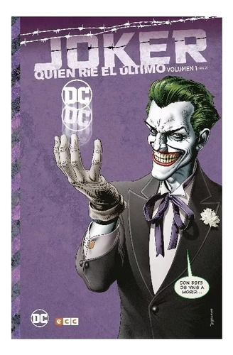 Joker: Quien Ríe El Último Vol. 01  - Dc - Ecc España 