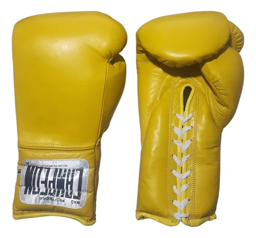 Guantes De Box Marca Campeon Agujeta Amarillo 16 Oz | Meses sin interés