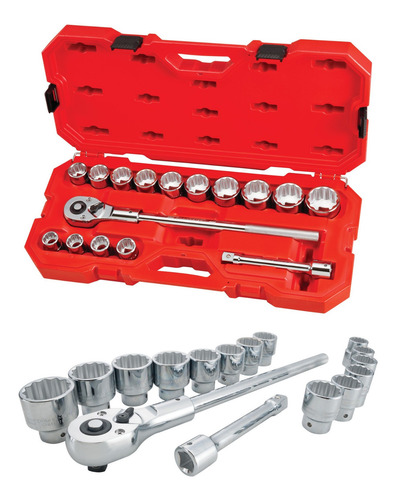 Imagen 1 de 7 de Juego Con 16 Llaves De Mano 3/4 Pulgadas Craftsman Cmmt12036