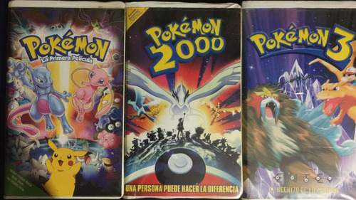 Películas Pokemon Originales Vhs Colección Vintage #6