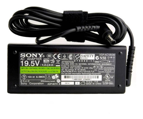 Cargador Sony Vaio 19.5v 4.74a 90w 6.5x4.4g