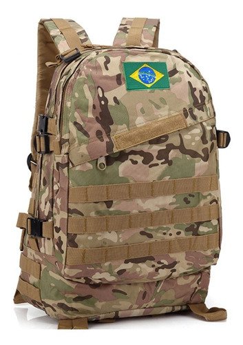 Mochila Assault Tatica Militar Urbana Oxford City Rock Cor CP Camo 019