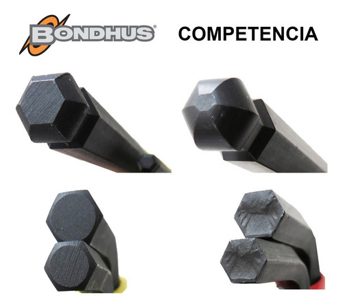 Juego Set Llaves T Allen Punta Bola 2-10mm 8 Pz Bondhus Usa
