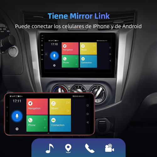 Estéreo Cámara For Nissan Np300 Frontier 2016-2022 Gps Wifi