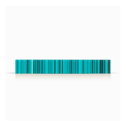 Imagen 1 de 6 de Listel 000/sltq 3,3x29,7cm Selecto Turquesa Acuarela