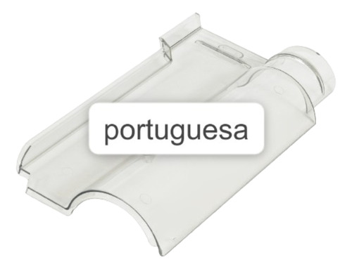 Telha Portuguesa Transparente Substitui As De Vidros 20 Un