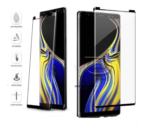 Mica Cristal Templado Para Samsung  Note 9 Case Friendly