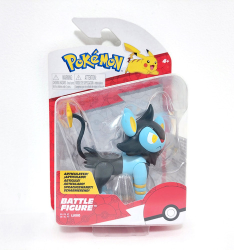 Figura Luxio - Battle Figure - Pokémon Jazwares (Usado)