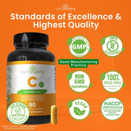Vytanutra Vitamina C Con Hierro, 90 Cápsulas