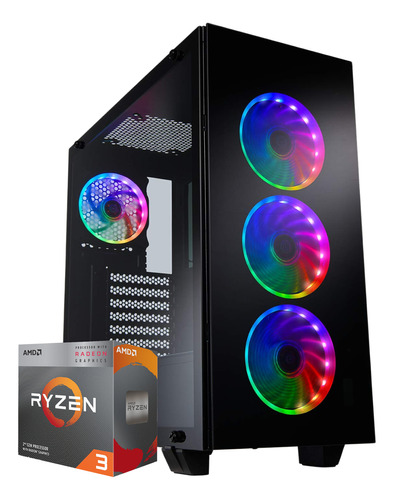 Pc Gamer Amd Ryzen 3 3200g 16g 480gb Ssd Radeon Vega8 Win10