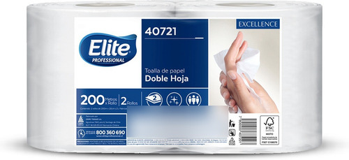 Elite · Toalla Nova Doble Hoja 200mts 2un