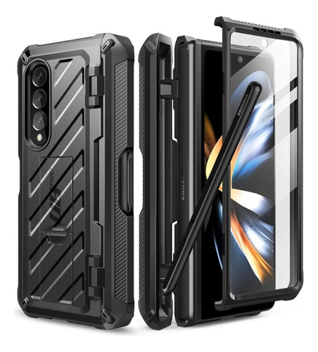 Supcase Funda Case 360° Para Galaxy Z Fold 4 C/ S-pen Holder