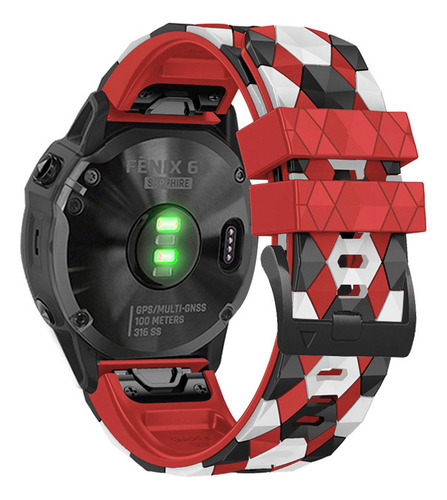 Correas De Silicona Para Garmin Fenix 6 6x Pro 5x 5 Epix Eas
