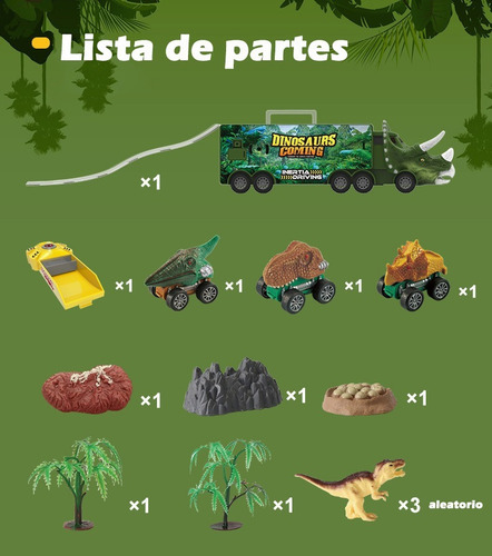 Juguete De Camión Dinosaurios Transportador Luz Y Musica | Meses sin intereses Juguete De Camión Dinosaurios Transportador Luz Y Musica | Meses sin intereses