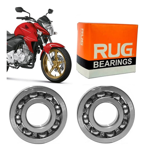 Rolamento Virabrequim Cb 300 Xre 300 Todas Par