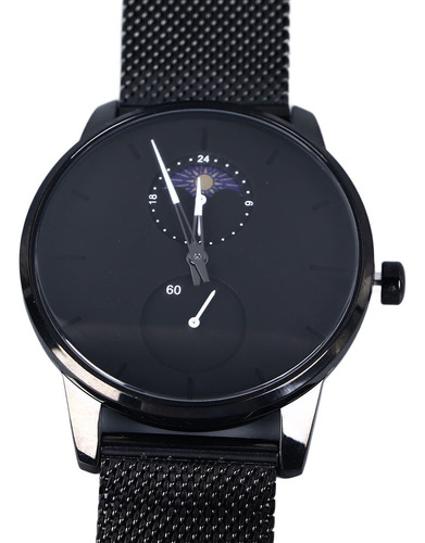 Xing Reloj Delgado De Cuarzo Para Hombre Moonphase Con
