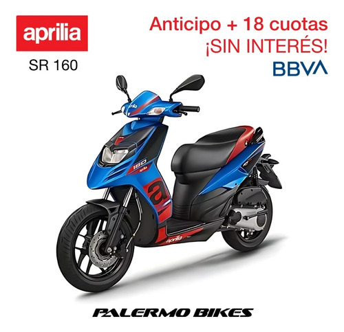 Scooter Aprilia Sr 160 Palermo Bikes Concesionario Oficial