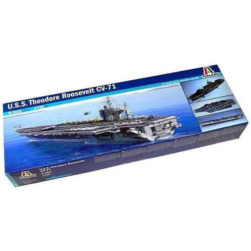 Porta Avião U.s.s. Roosevelt - 1/720 - Italeri 5531 - 44 Cm