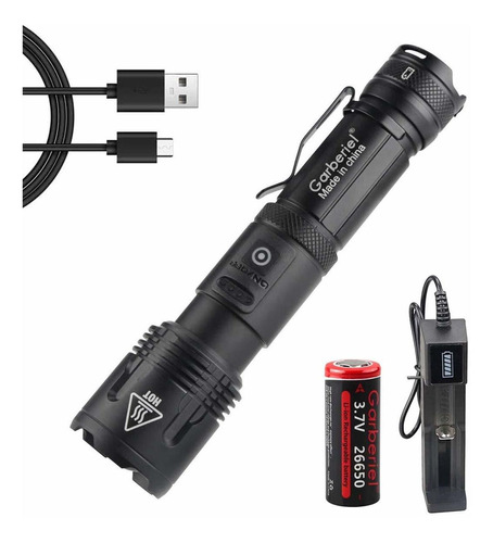 Hecloud Led Rechargeable Flashlight 7000 Lumens Waterproof U