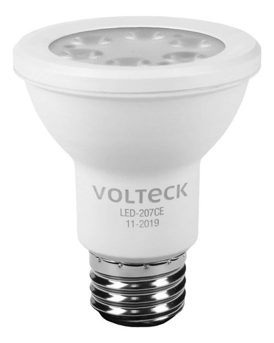 Paquete 2 Pz Foco Led 20 7 W Luz Calida Volteck 46183 Color De La Luz Blanco Cálido