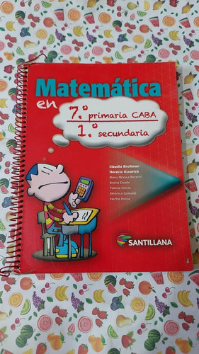 Matematica En 7/1 - Editorial Santillana