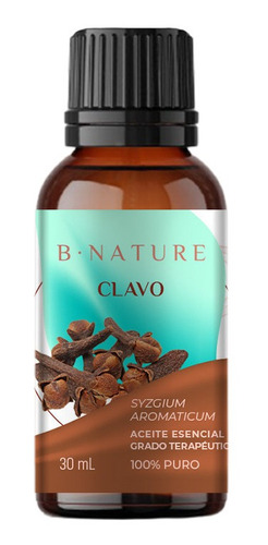 Aceite Esencial De Clavo 100% Puro Y Natural 30 Ml Bnature