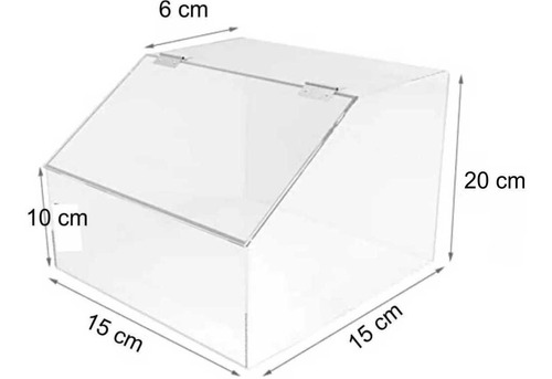 Caja Contenedor Acrilico Dulces Condimentos Cereales