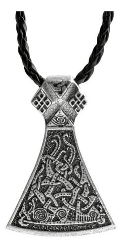 Langhong 1 Uds. Collar Vikingo Nórdico Mjolnir Collar Con Ma