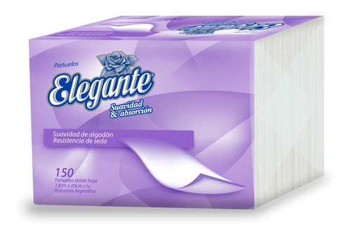 Carilina Pañuelos Papel Tissue Elegante Doble Hoja 150 Un