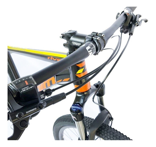Imagen 3 de 6 de Mountain bike Zenith Bicycles Off Road Series Riva Elite 2020 R29 M 18v frenos de disco hidráulico cambios Shimano Alivio M4020 y Shimano Alivio M4000 color negro mate