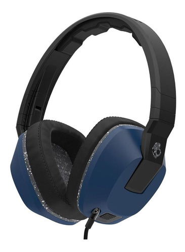 Audífonos gamer inalámbricos Skullcandy Crusher black, blue y gray