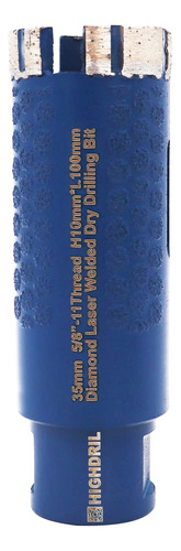 Highdril Diamante Core Drill Bits,1-3/8 Inch 35mm With 5/8-1