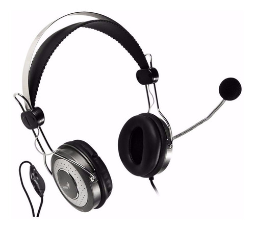 Imagen 2 de 8 de Auricular C/microfono Genius Hs-04su Pc Plug 3.5mm