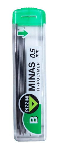 Mina Pizzini 0.5mm B Tubo Por 12unidades