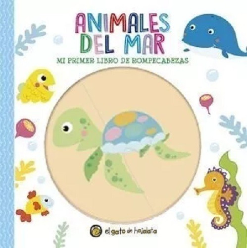 Animales Del Mar - Mi Primer Libro De Rompecabezas  Infantil